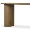 Paris Modern Classic Light Brown Oak Oval Desk