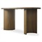 Paris Modern Classic Light Brown Oak Oval Desk