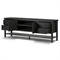 Chris Rustic Lodge Black Oak Media Cabinet - 82&quot;
