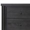Chris Rustic Lodge Black Oak Media Cabinet - 82&quot;