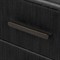 Rosal Modern Classic Black Oak Woven Rush Double Dresser
