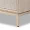 Rosal Modern Classic Light Oak Natural Woven Rush Double Dresser