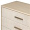 Rosal Modern Classic Light Oak Natural Woven Rush Double Dresser