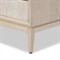 Rosal Modern Classic Light Oak Natural Woven Rush Nightstand