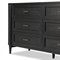 Ivan Modern Classic Matte Black Oak Double Dresser