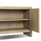 Julius Modern Classic Sand Brown Oak Media Cabinet - 82&quot;
