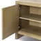 Julius Modern Classic Sand Brown Oak Media Cabinet - 82&quot;