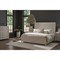 Leith Modern Classic Light Grey Wood Panel Bed - Queen