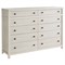 Leith Modern Classic Light Grey Wood Double Dresser