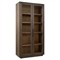 Alwyn Modern Classic Brown Oak Display Cabinet