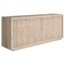 Alwyn Modern Classic Light Oak Textured Media Cabinet - 85&quot;