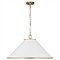 Visual Comfort Studio Aldric Updated Traditional Gild Steel 2 Light Pendant