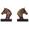 Nolan Updated Traditional Brown Horse Bookends