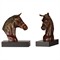 Nolan Updated Traditional Brown Horse Bookends