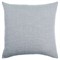 Damian Updated Traditional Blue Linen Floral Throw Pillow - 20x20