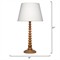 Dammara Updated Traditional Natural Mango Wood Buffet Table Lamp