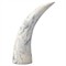 Kaori Modern Classic Grey Resin Horn Sculpture - Set of 3