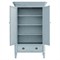 Camilla French Country Light Blue Wood Armoire