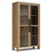 Melanie Modern Classic Brown Oak Display Case