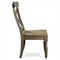 Isabella French Country Brown Wood Cross Back Dining Chair