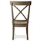 Isabella French Country Brown Wood Cross Back Dining Chair