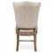 Isabella French Country Beige Performance Solid Back Dining Chair