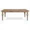 Isabella French Country Brown Pine Rectangular Extendable Dining Table - 66-84&quot;