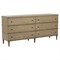 Marlowe Updated Traditional Brown Oak Double Dresser