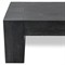 Brissy Rustic Lodge Black Reclaimed Oak Rectangular Coffee Table