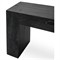 Brissy Rustic Lodge Black Reclaimed Oak Rectangular Console Table