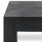 Brissy Rustic Lodge Black Reclaimed Oak Square End Table