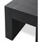 Brissy Rustic Lodge Black Reclaimed Oak Square End Table