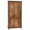 Kiana Rustic Lodge Brown Reclaimed Wood Display Case