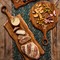 Juliska Puro Updated Traditional Brown Teak Round Serving Board