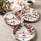 Juliska Country Estate Harvest French Sepia Ceramic Party Plate - Set of 4