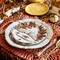 Juliska Country Estate Harvest French Sepia Ceramic Party Plate - Set of 4