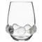 Juliska Heritage Traditional Clear Stemless Bohemian Wine Glass - Set of 4