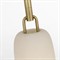 Visual Comfort Formosa Modern White Alabaster Antique Burnished Brass Single Pendant - 11&quot;
