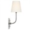 Visual Comfort Hulton Updated Traditional Polished Nickel Cordless Single Armed Sconce