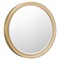 Visual Comfort Tricia Modern Classic Antique Brass Illuminated Round Wall Mirror - 24&quot;