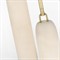 Visual Comfort Formosa Modern White Alabaster Antique Burnished Brass 3 Light Pendant