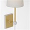 Visual Comfort Lucia Updated Traditional Gild Steel Cordless Wallchiere Sconce