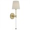 Visual Comfort Camille Modern Classic Antique Brass Cordless Wallchiere Sconce