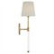 Visual Comfort Camille Modern Classic Antique Brass Cordless Wallchiere Sconce