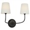 Visual Comfort Vendome Updated Traditional Bronze Cordless Double Armed Sconce