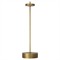 Visual Comfort Sene Modern Classic Museum Brass Rechargeable Table Lamp - 12&quot;