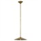 Visual Comfort Ponce Updated Traditional Antique Brass Single Pendant - 13&quot;