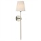 Visual Comfort Bryant Modern Classic Polished Nickel Cordless Tail Sconce