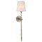 Visual Comfort Bryant Modern Classic Antique Nickel Cordless Tail Sconce