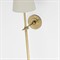 Visual Comfort Bryant Modern Classic Antique Brass Cordless Tail Sconce